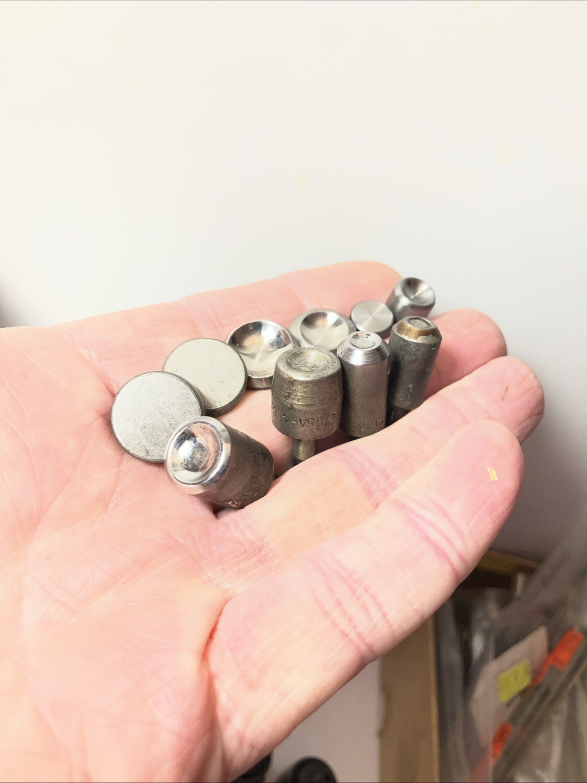 Lot 10 Hand Rivet Squeezer Die 3/16 Shank Aircraft Aviation Tools #1 Belly Tank