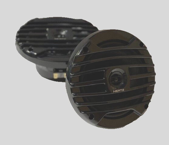 Hertz 6.5 inch marine grade speakers 6 1/2" 90 watt charcoal colored speaker