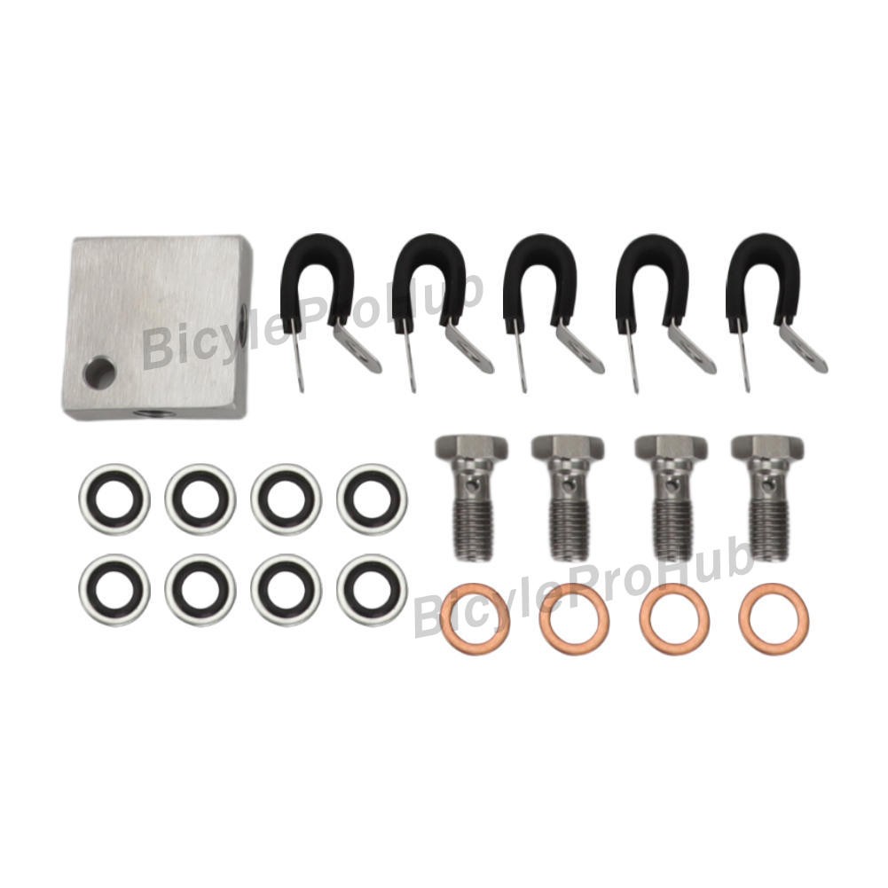 Front Braided Brake Hose Line Kit For Arctic Cat Thundercat 1000 2008 2009 2010