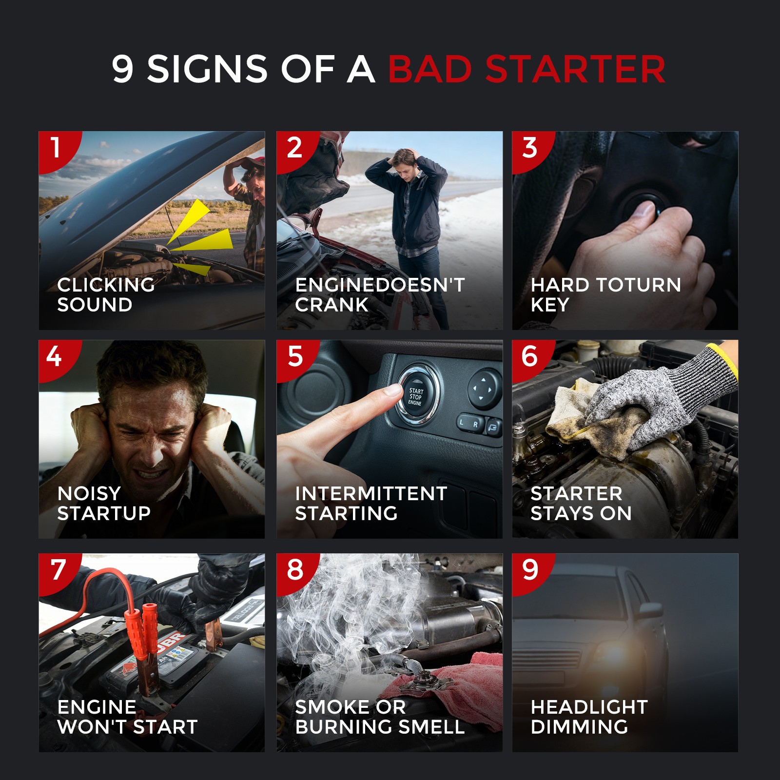 Starter for Chevrolet Sonic 2012 2013 2014 2015 - 2018 Cruze Limited 8000387