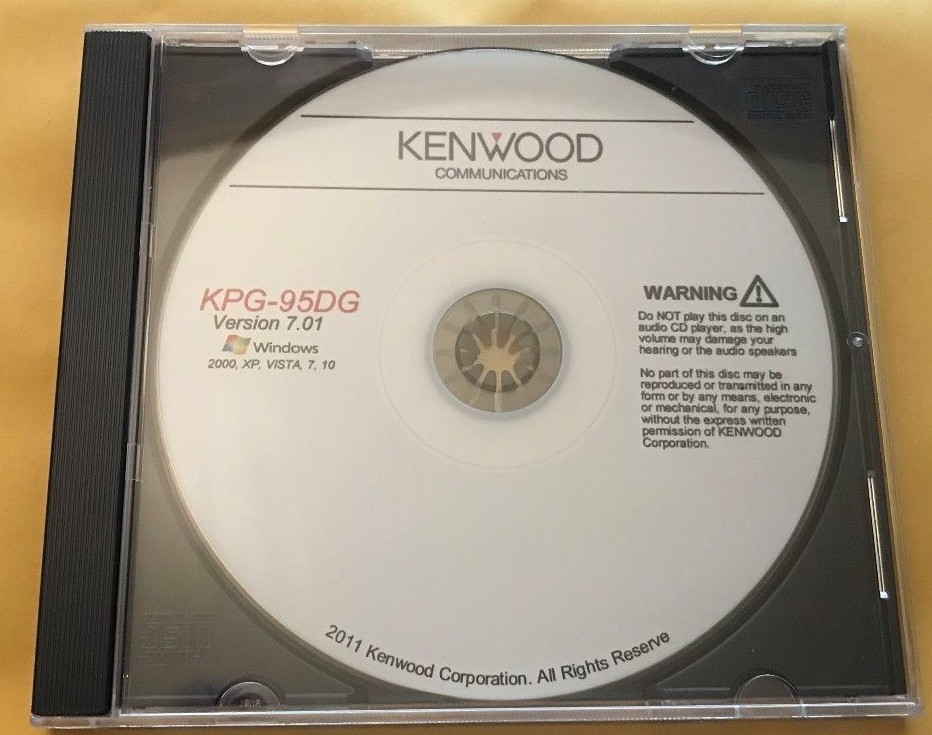 Kenwood Programming Software KPG-95DG v7.01 TK-5210 TK-5710 TK-5710H TK-5310