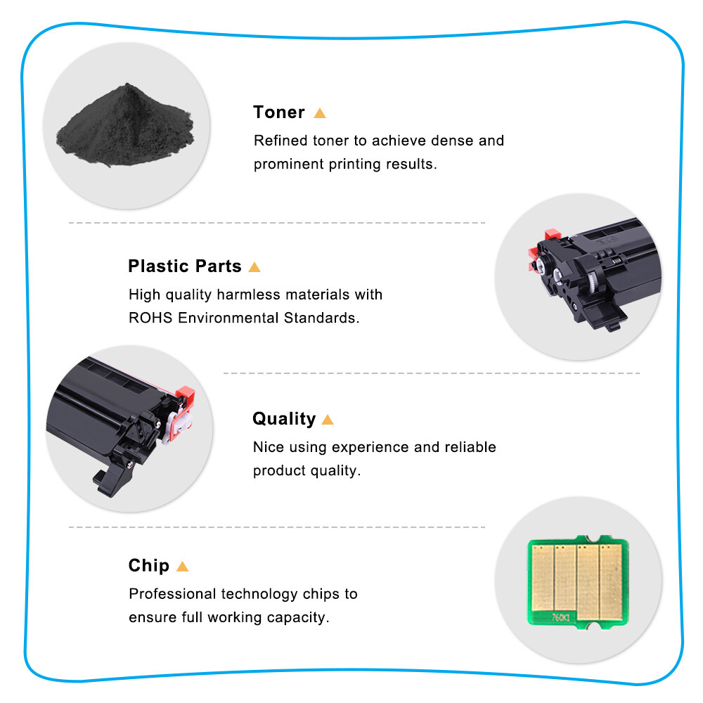 TN830 TN830XL Toner Cartridge for Brother HL-L2405W MFC-L2760DW MFC-L2820DW LOT