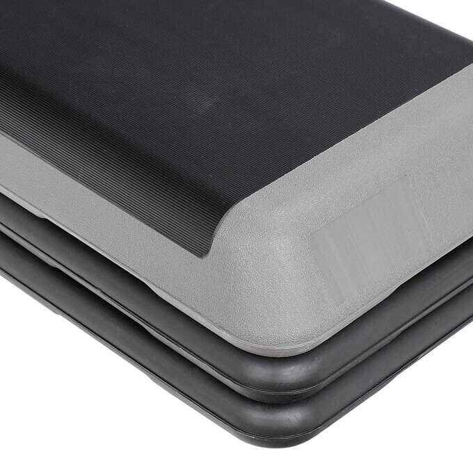 Fitness Aerobic Step 43" Club Cardio Adjust Exercise Stepper Workout w/Risers