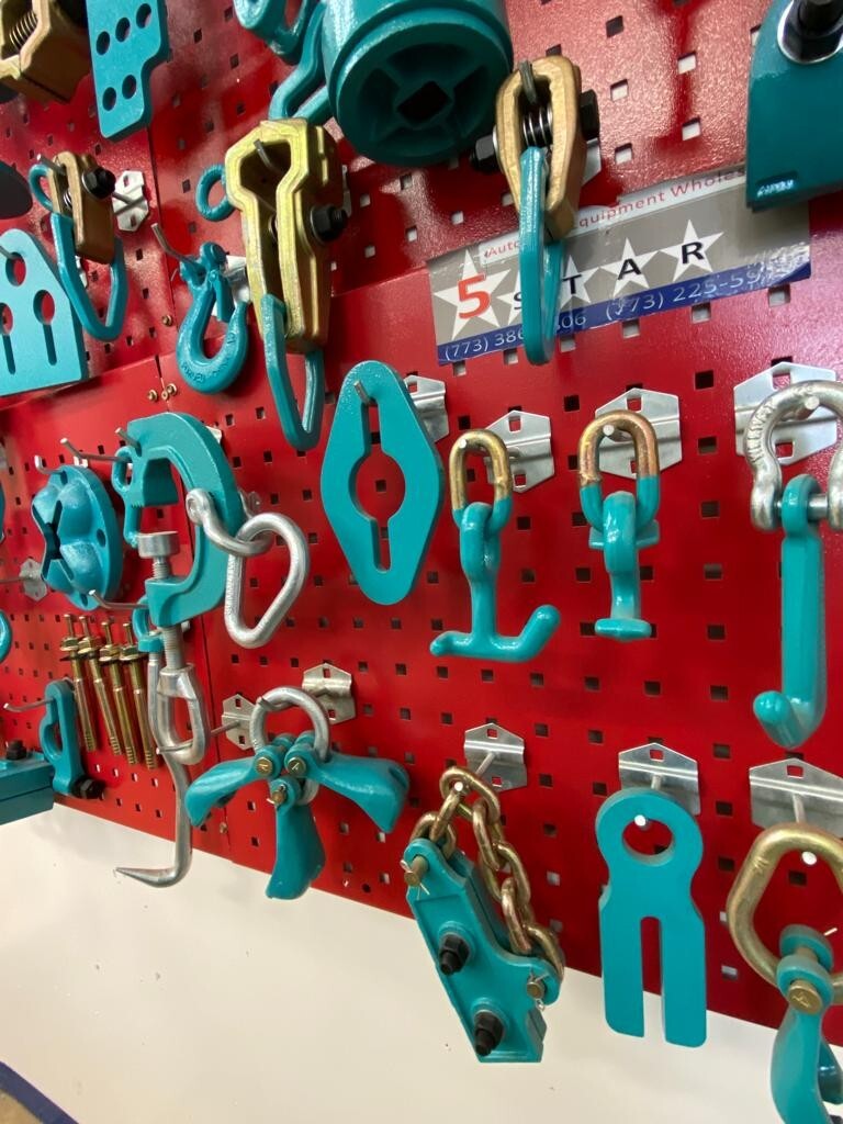 SET#91 - 53 PIECE HEAVY DUTY AUTO BODY FRAME MACHINE PULLING TOOLS & CLAMPS JACK