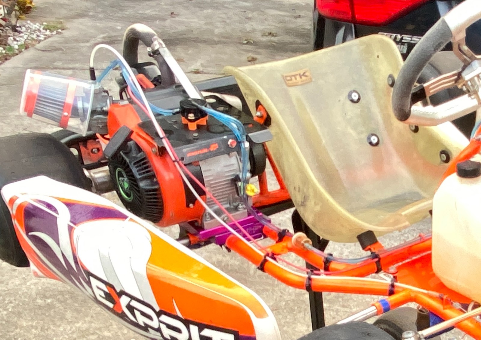 FREE SHIPPING! Kart fuel wire cable guide Briggs 206 TAG Shifter X30 Rotax IAMI