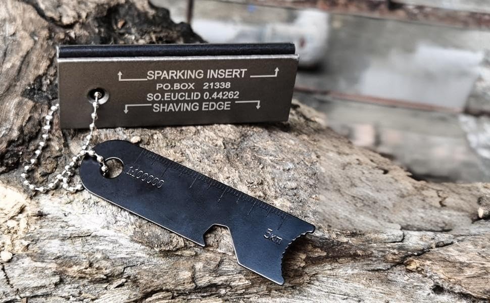 2 x Magnesium Flint Fire Starter, Survival Fire Blocks with Striker USA SHIPPING