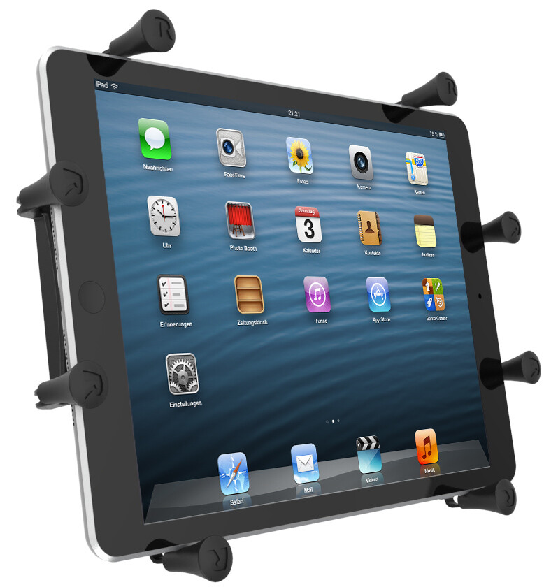 RAM X-Grip Drill-Down Mount for 9"-10" Tablets, iPad, Samsung Galaxy, Others