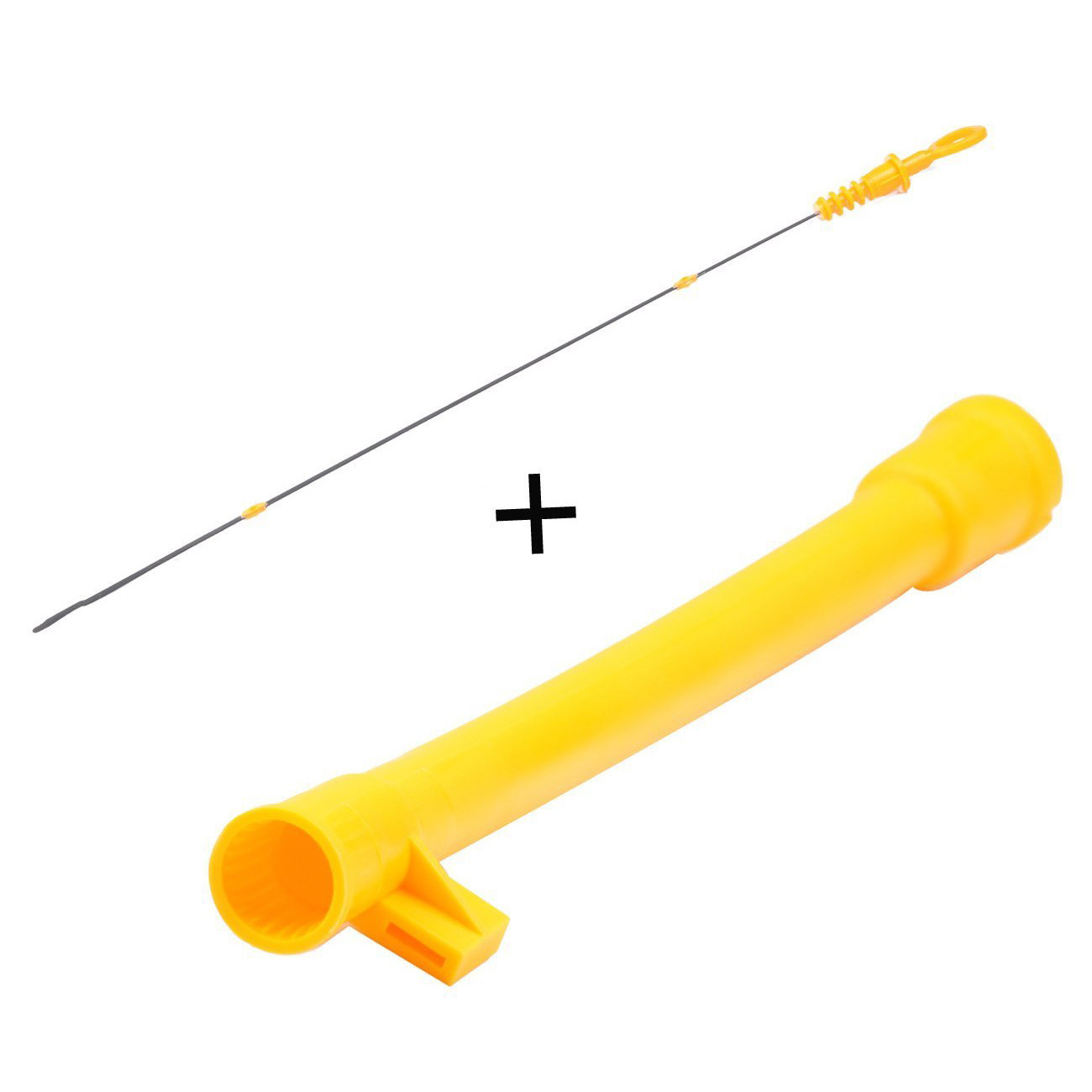 Oil DipStick &Oil Dip Stick Funnel Tube For VW Jetta Beetle Golf 2.0L 06A103663C