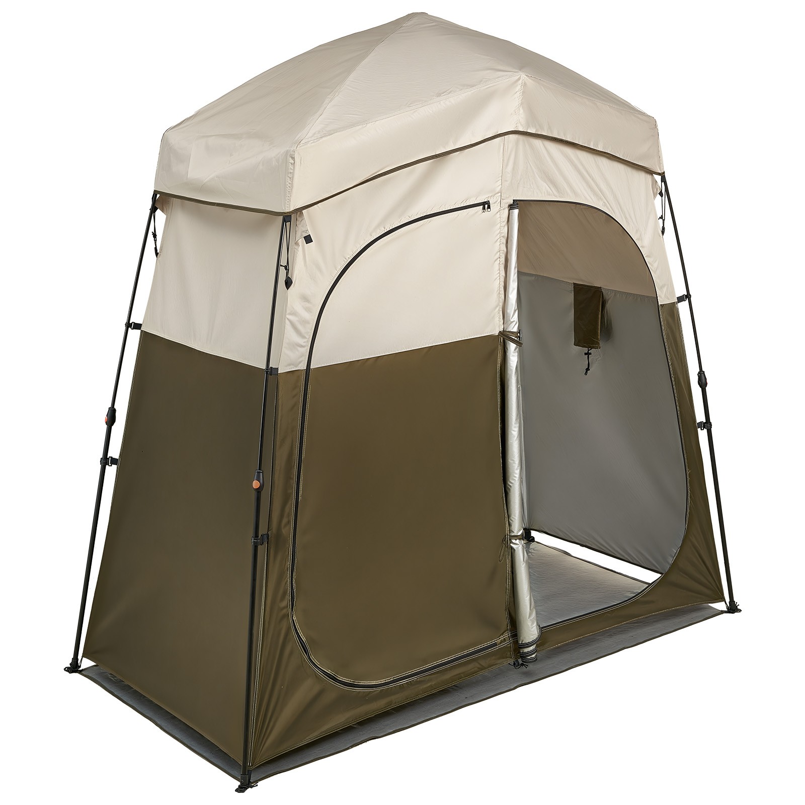Uimoso Portable Privacy Tent for Camping, Shower, and Changing with Dual Rooms