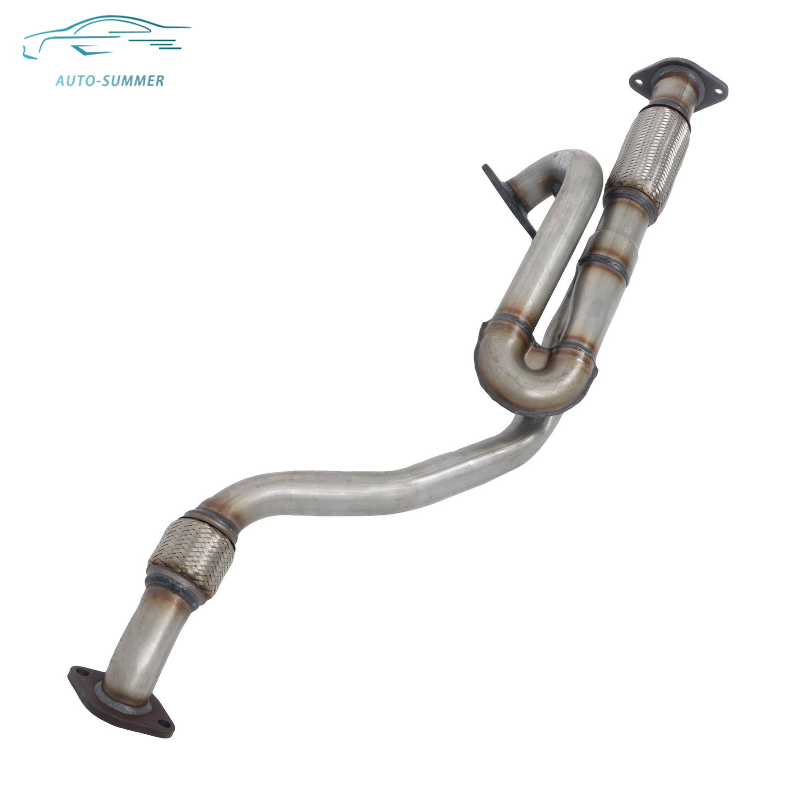 Exhaust Y Flex Pipe For 2009-2017 Buick Enclave Chevy Traverse GMC Acadia 3.6L