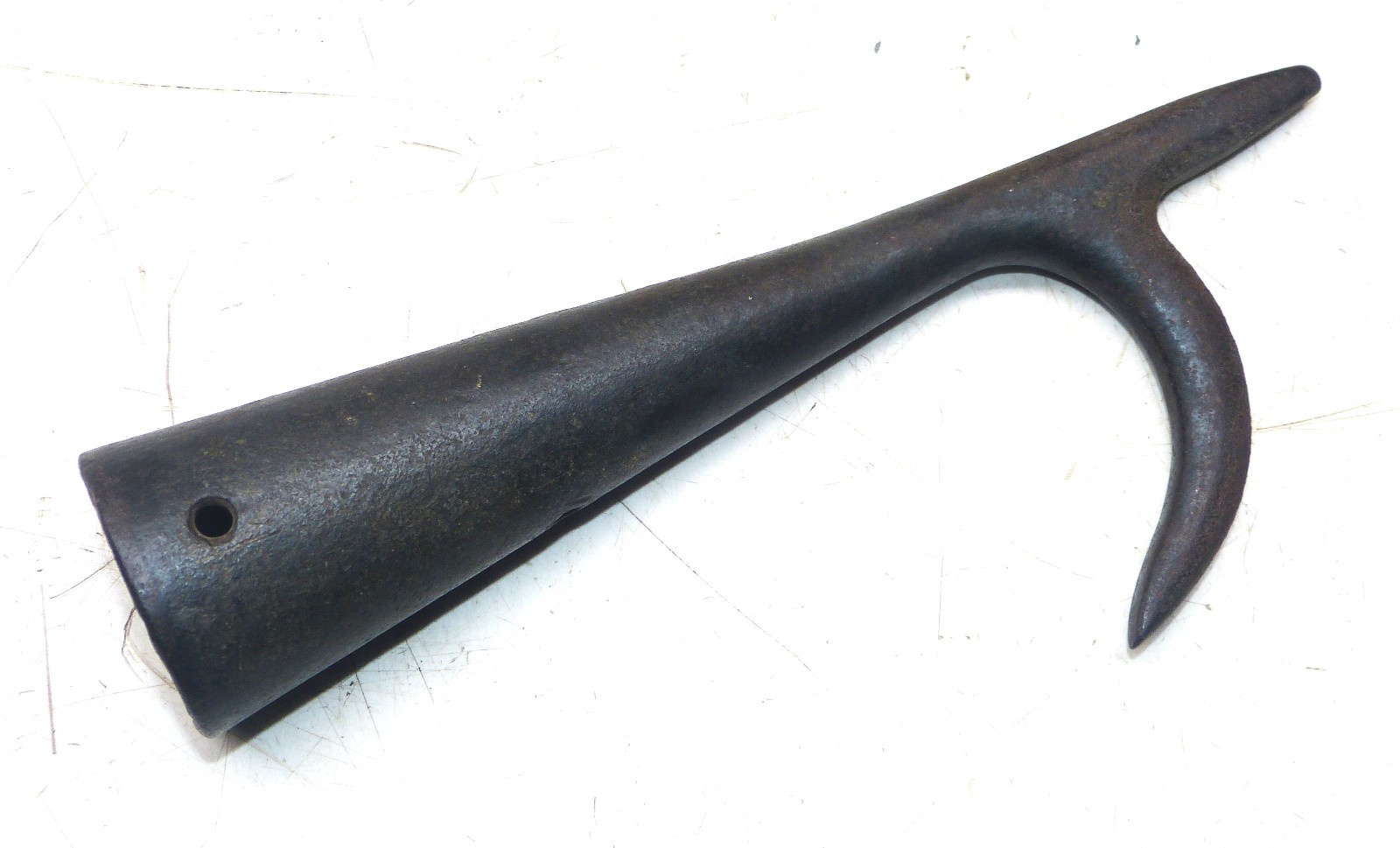Vintage 9” Cast Steel Boat Hook Buoy Dock Pole End INV18624
