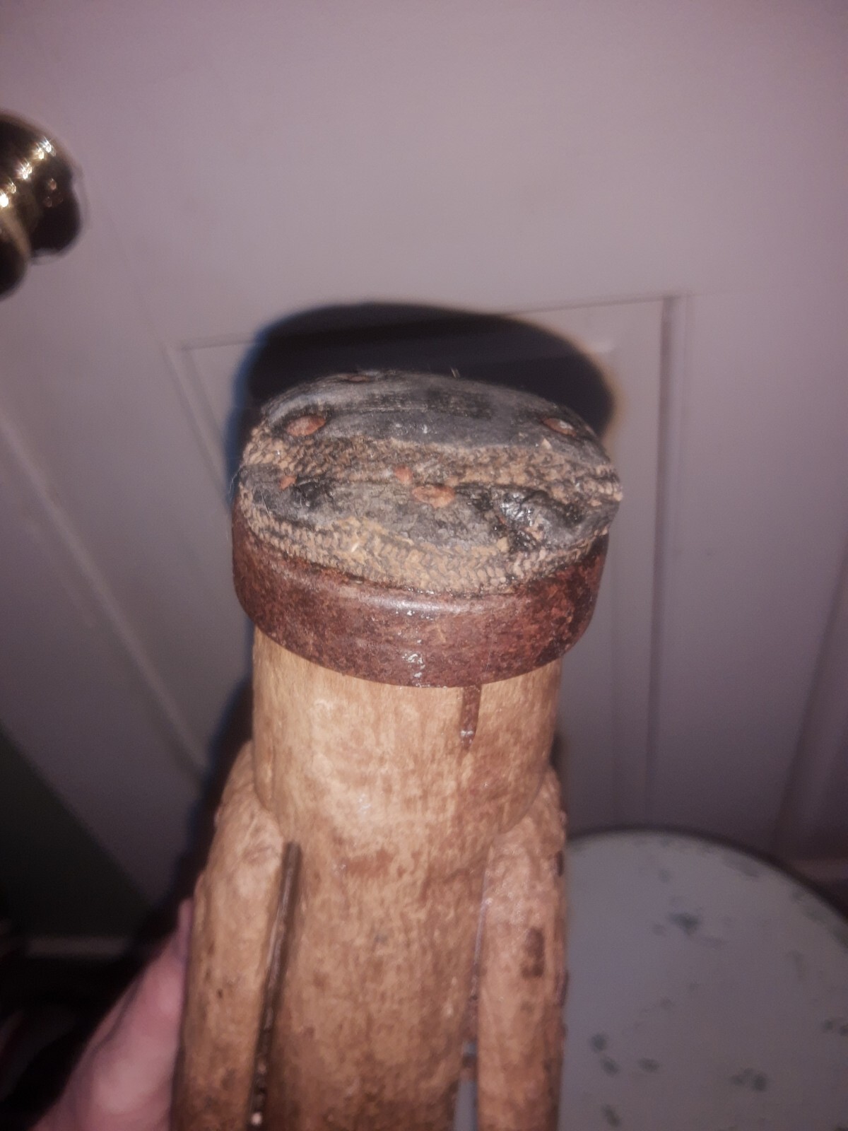 Antique Wooden Prosthetic Peg Leg Civil War Era 1860's Ky Find Kitsch Oddity Vtg