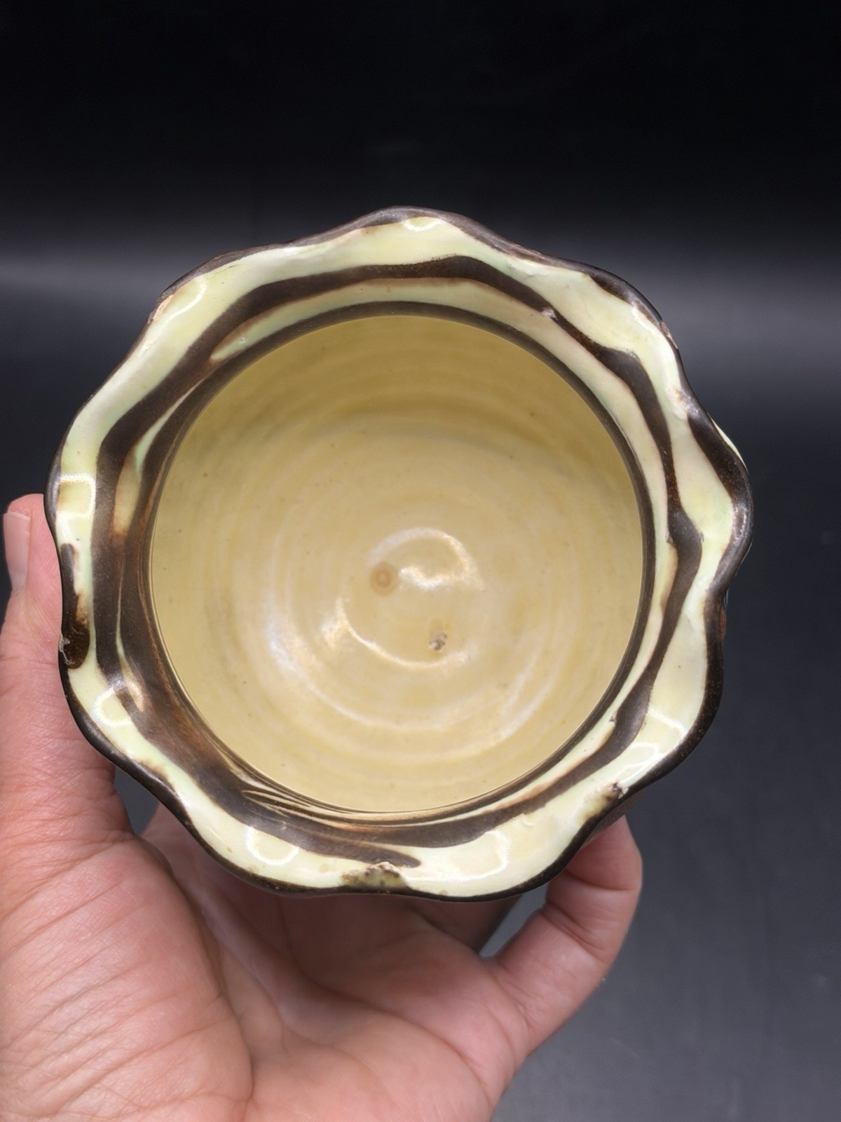 Antique VTG RARE Herman August Kähler Signed Pottery Denmark Art Nouveau Vase