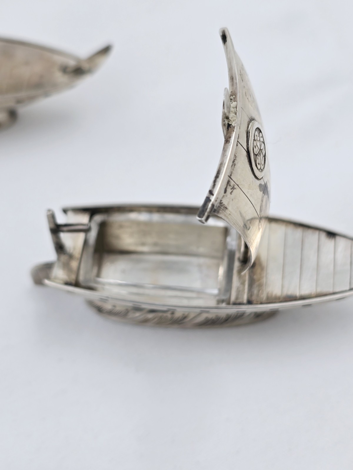 Vintage Asahi Sterling Silver 950 Salt and Pepper Shakers 66g