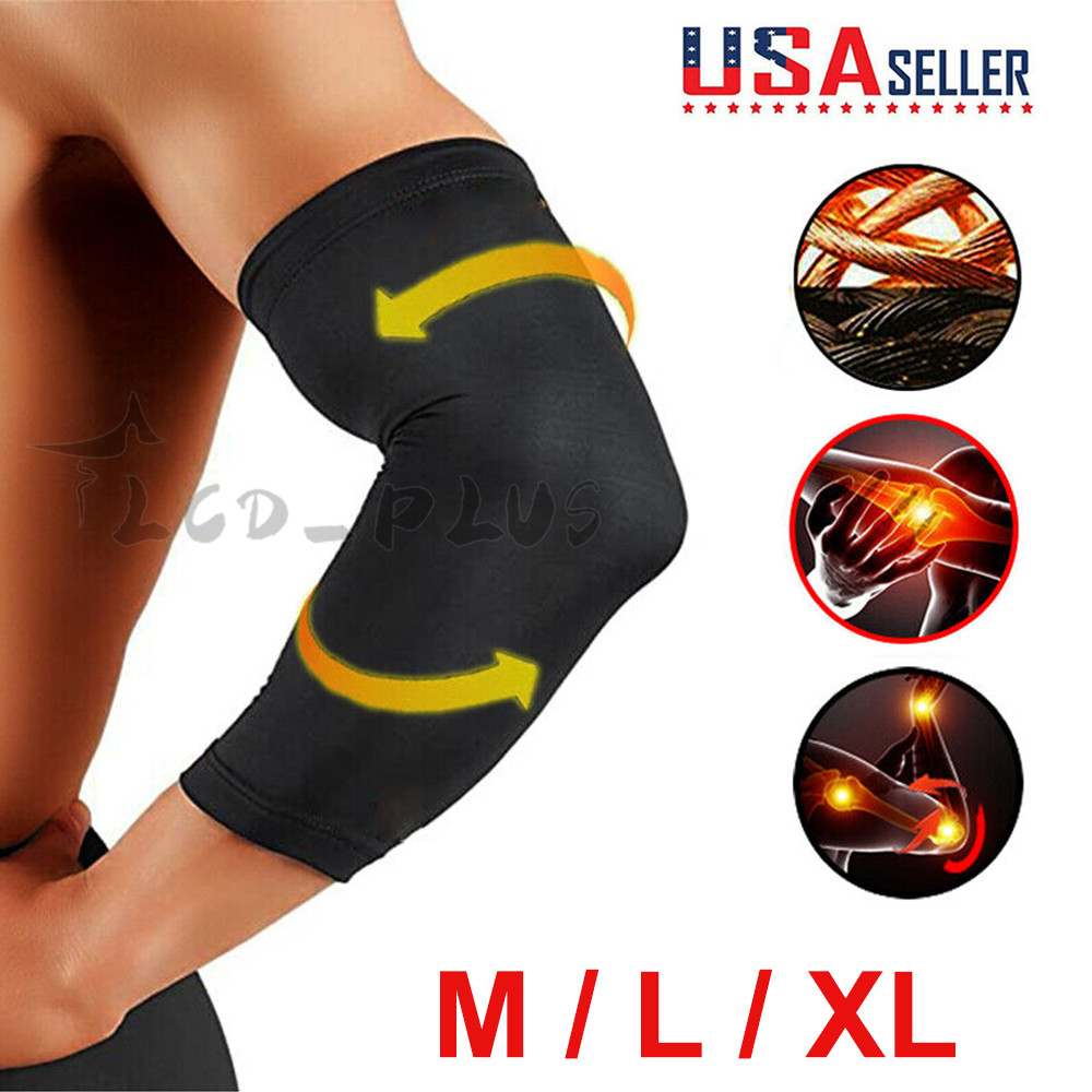 Elbow Brace Compression Support Sleeve Arthritis Tendonitis Arm Joint Pain US