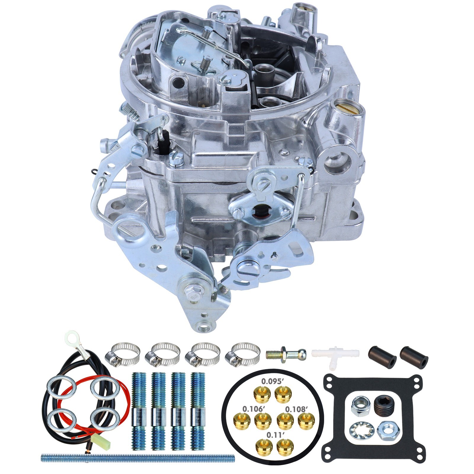 Edelbrock 1411 Performer 750 CFM 4 Barrel Carburetor, Electric Choke