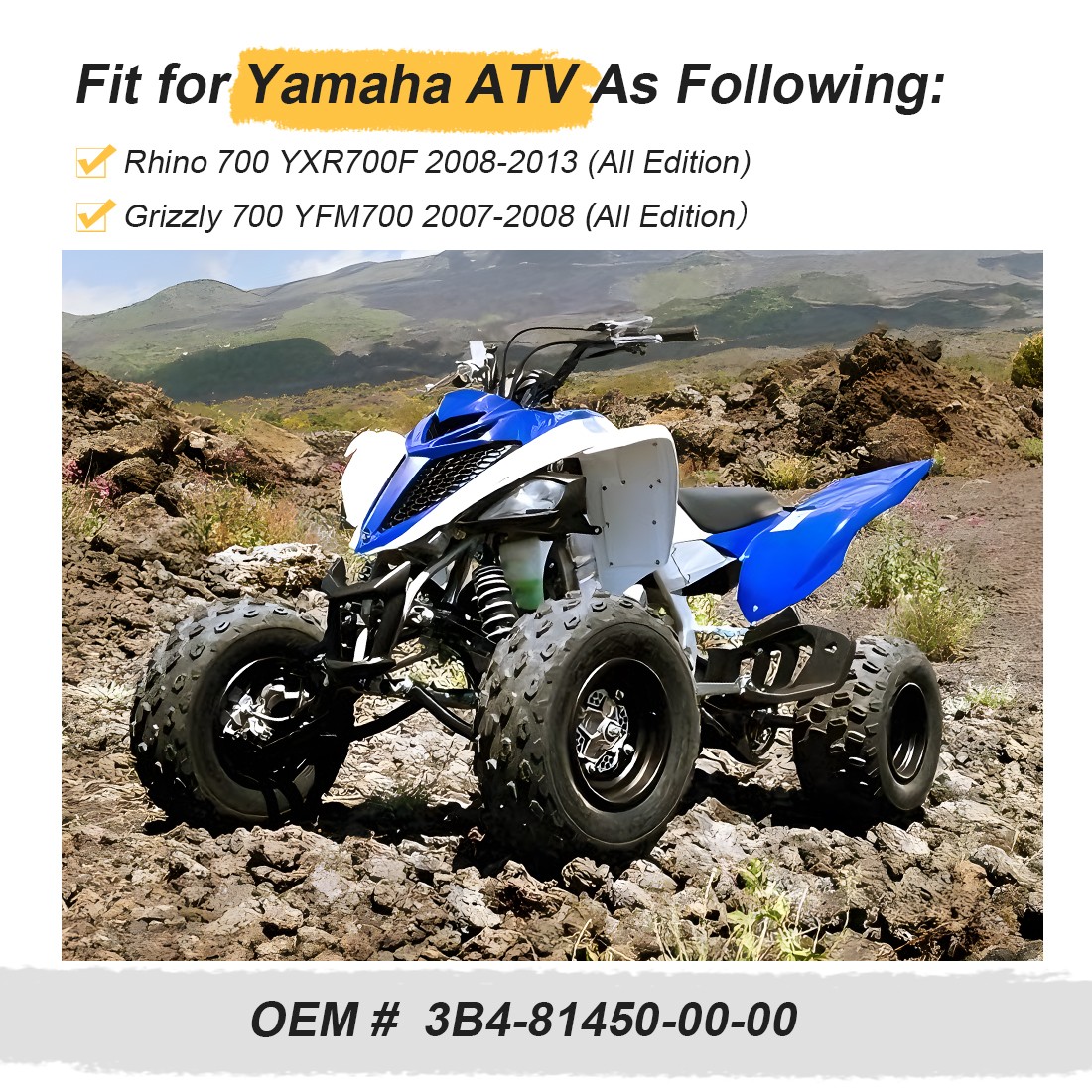 Flywheel for Yamaha YXR Rhino 700 2008 2009 2011 2012 2013 # 3B4-81450-00-00