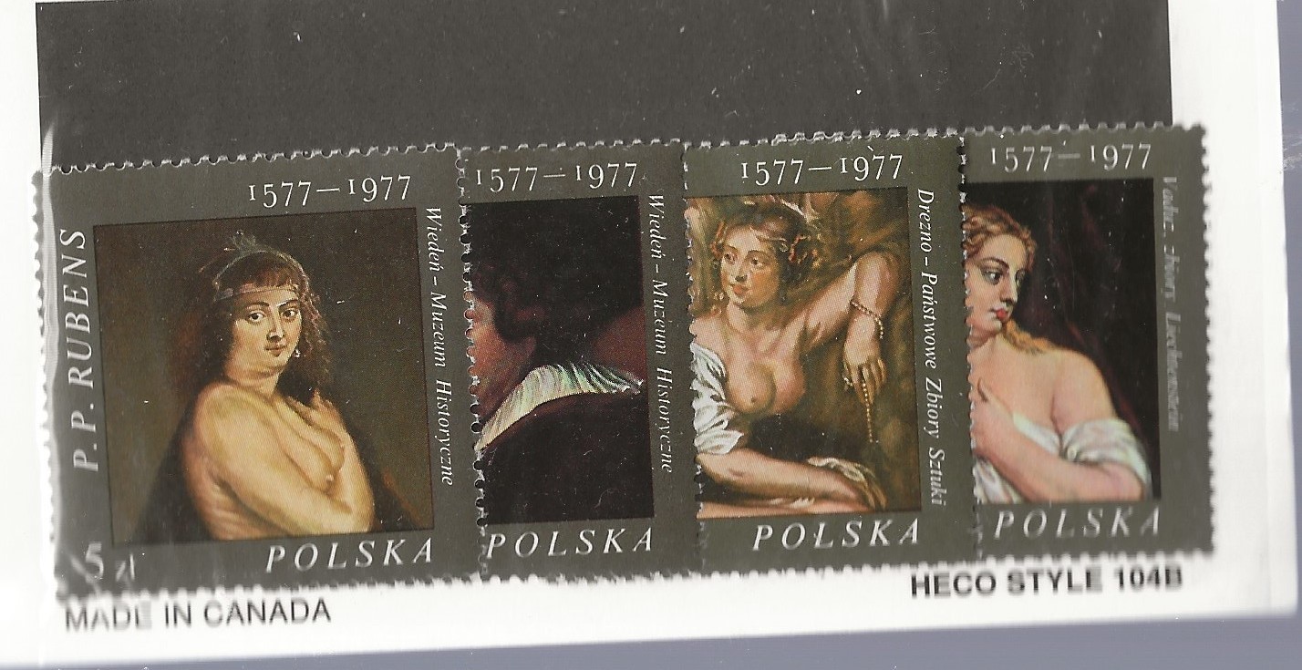 POLAND Sc 2209-12 NH issue of 1977- ART - (CM26)
