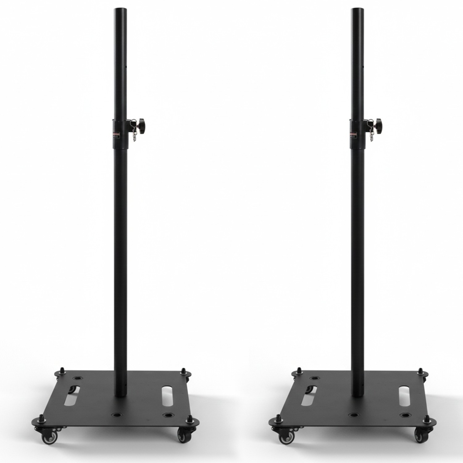 5Core Speaker Stand 2Pc Heavy Duty Adjustable Height 61" DJ PA Stands 35mm Mount