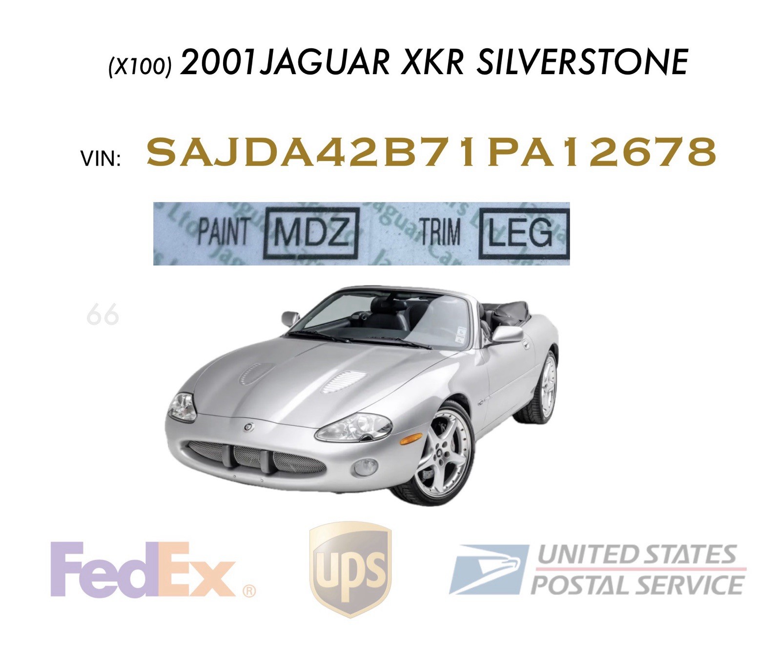 97-06 Jaguar X100 XK8 XKR Gas Vapor Evap Purge Valve w/ Tube LJB1515AA OEM 45K