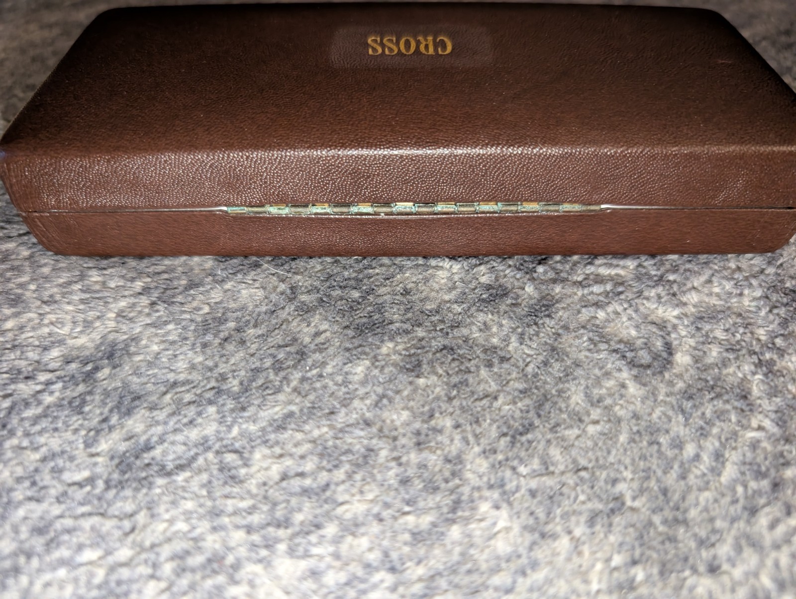 No Pen! CROSS 10K GOLD-FILLED ROLLED FOUNTAIN PEN Box & Inserts! 4506-M No Pen!