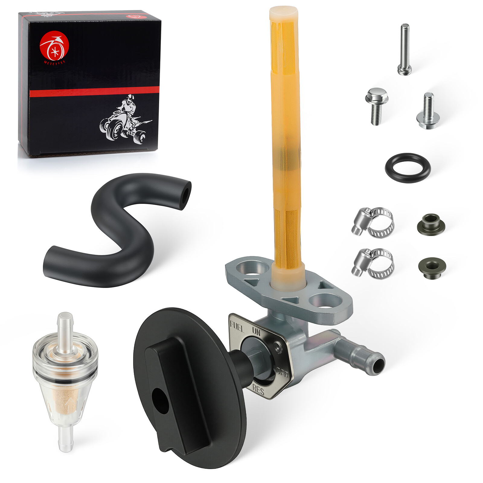 Gas Fuel Valve Petcock & Line Hose Tube for Honda Sportrax 400 TRX400EX 1999-08