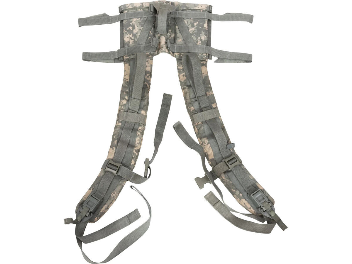 US MILITARY MOLLE ENHANCED FRAME SHOULDER STRAPS w/ QR ACU for Large Rucksack