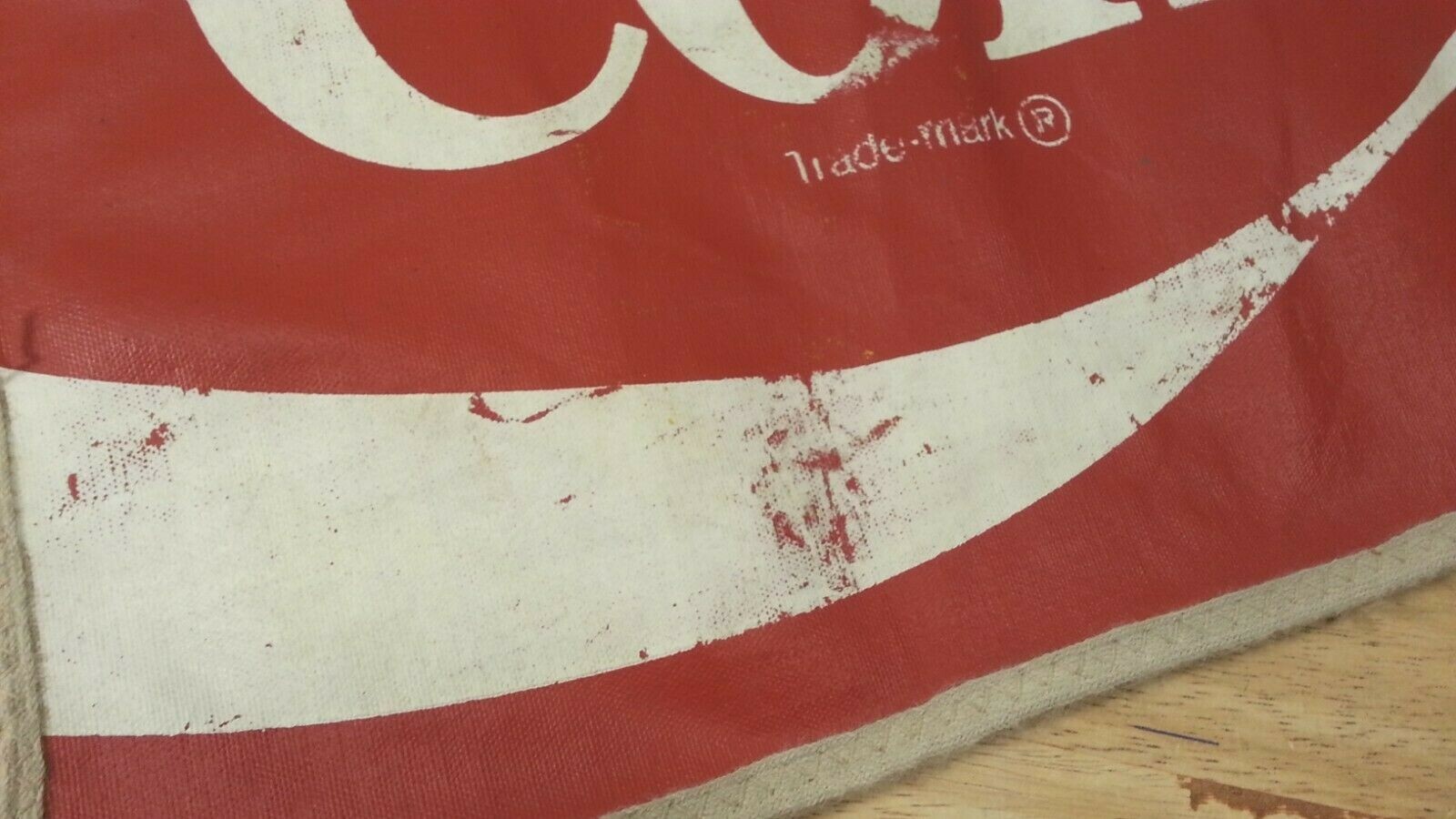 Coca Cola and Coke - Vinyl - Mini Signs / Placemats - SET of 2 - 14.75" W