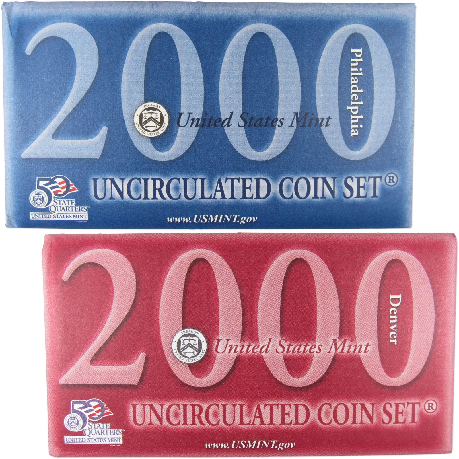 2000 U.S. Mint Set Uncirculated Original Government Packaging OGP Collectible