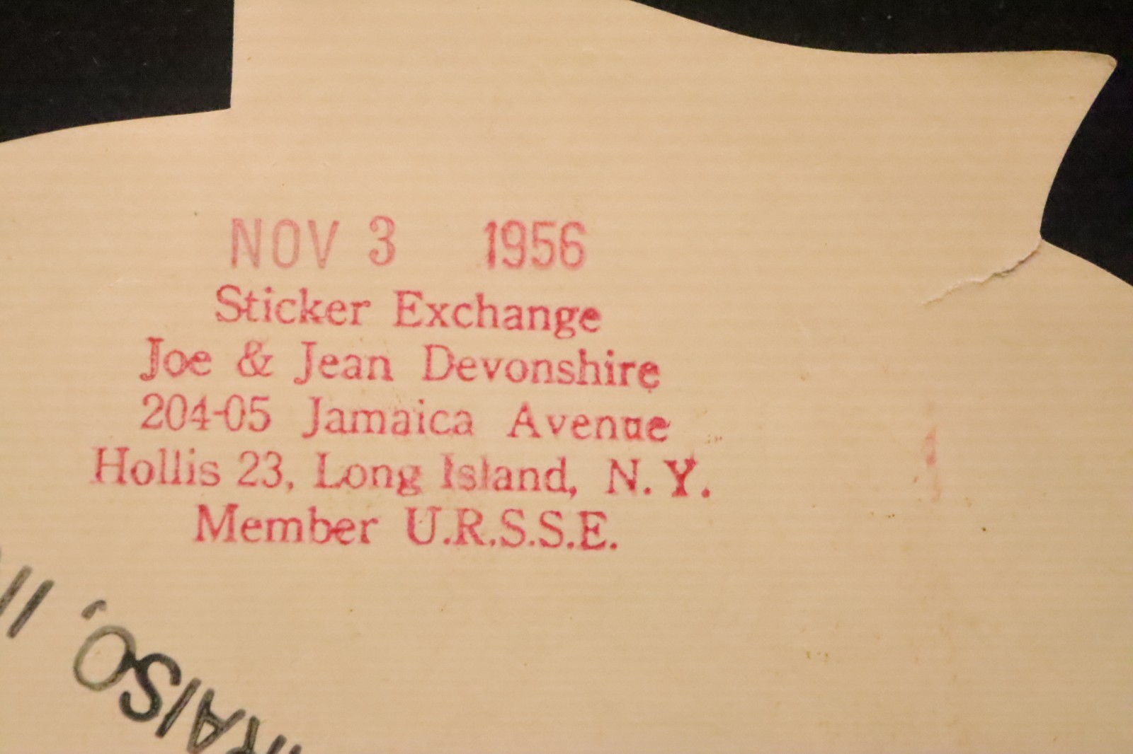 Vintage 1956 Roller Skating Rink Sticker Tuscon Arizona Skateland Label Rare S8