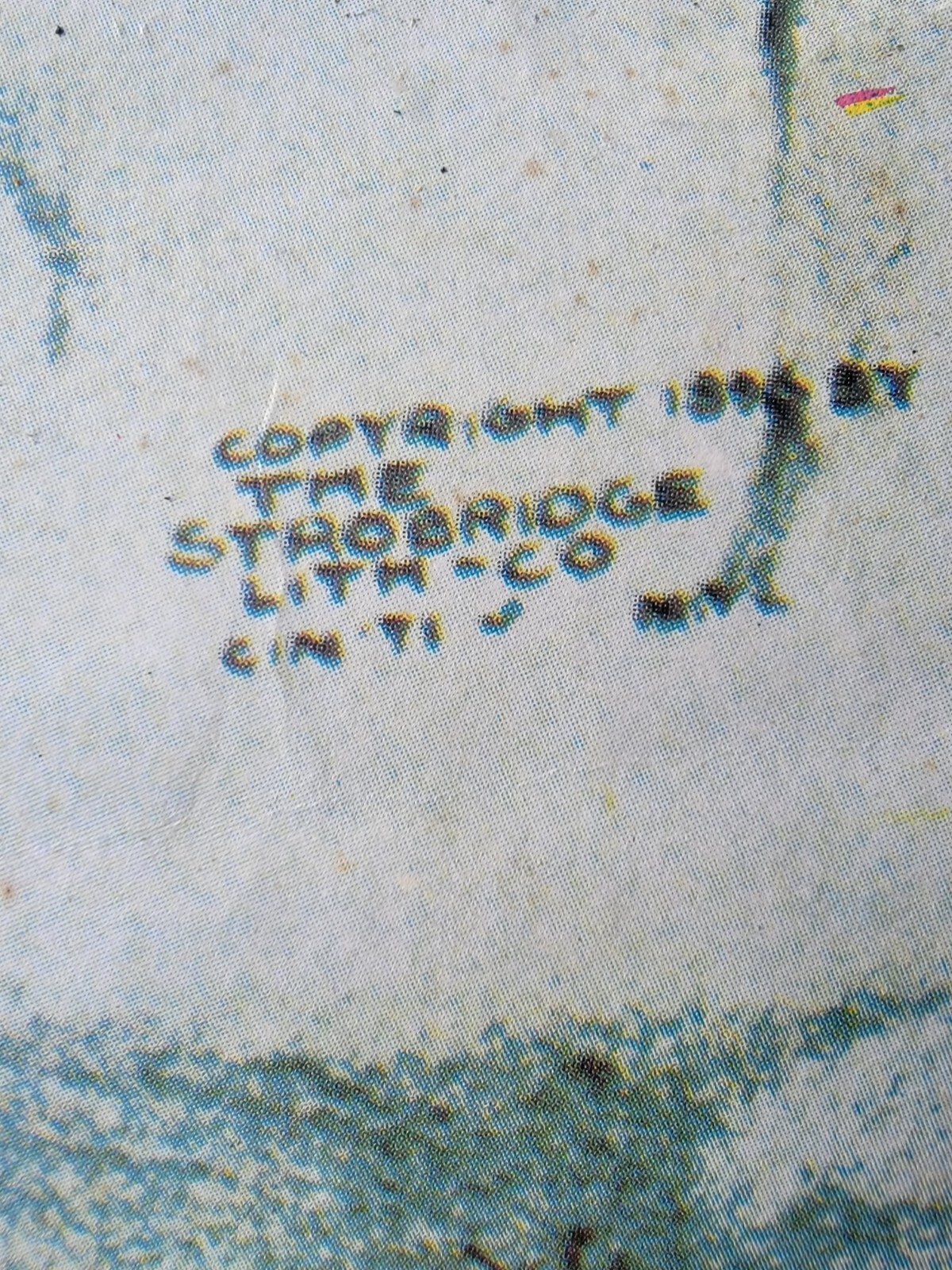 Under The Polar Stars 1896 Theatrical Play Poster Strobridge Litho Cincinnati