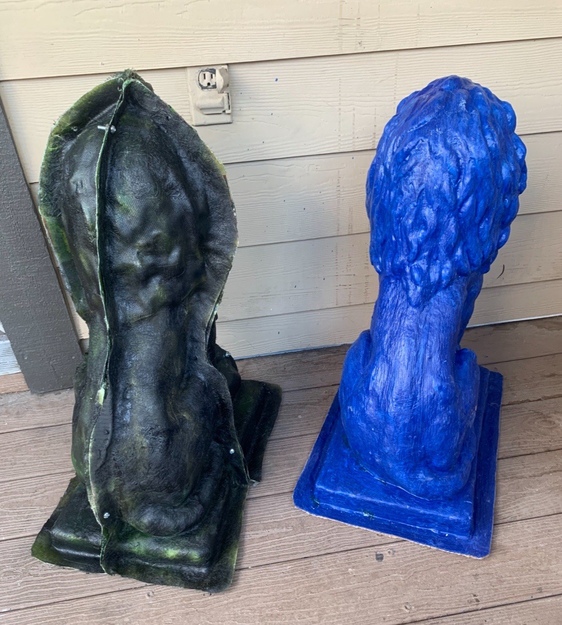 LATEX RUBBER MOLD + Fiberglass casing Large Lion H. 27” YKM-5084A Made In USA