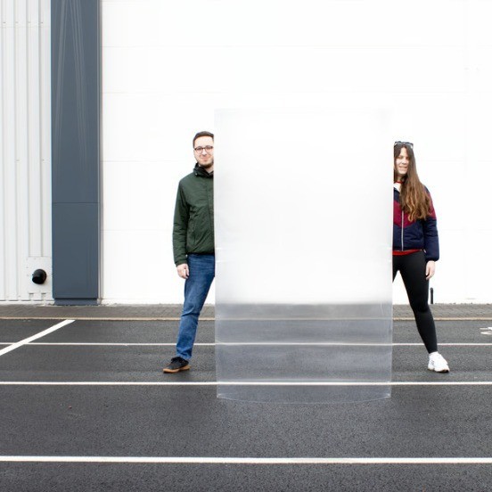 Invisibility Shield Magic Stealth Performance Props Lens Board