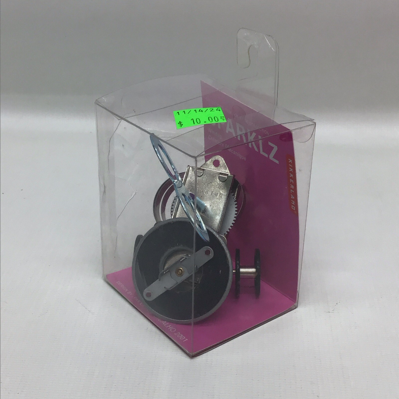 Kikkerland Collector Windup Mechanical Creature Chico Bicalho 2000 NIB “SPARKLZ”