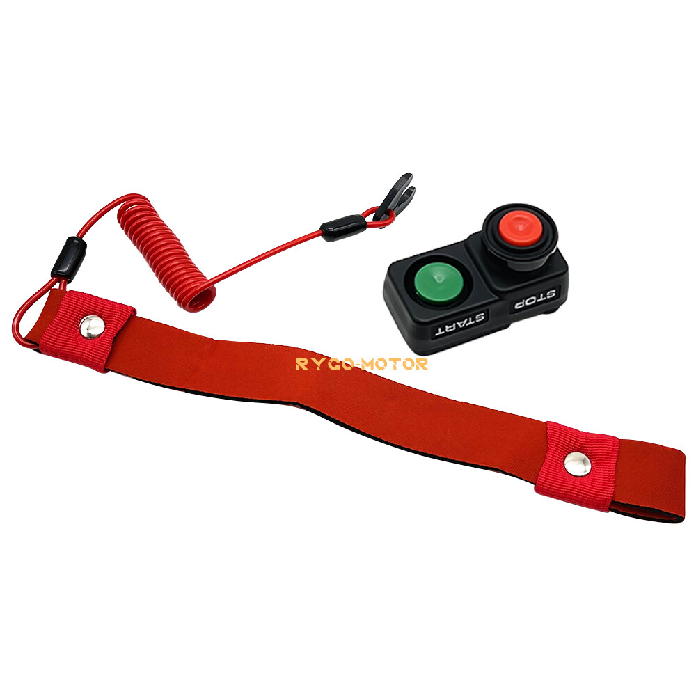 Upgrade Safety Tether Lanyard Kill Stop Switch for Kawasaki Jet Ski JS550 82-95