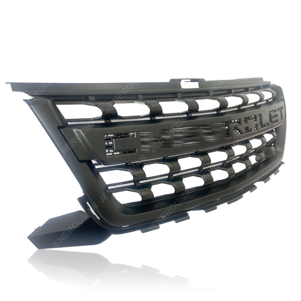 Front Grill For 2015-20 Chevy Chevrolet Colorado Upper Grille WT LT Matte Black