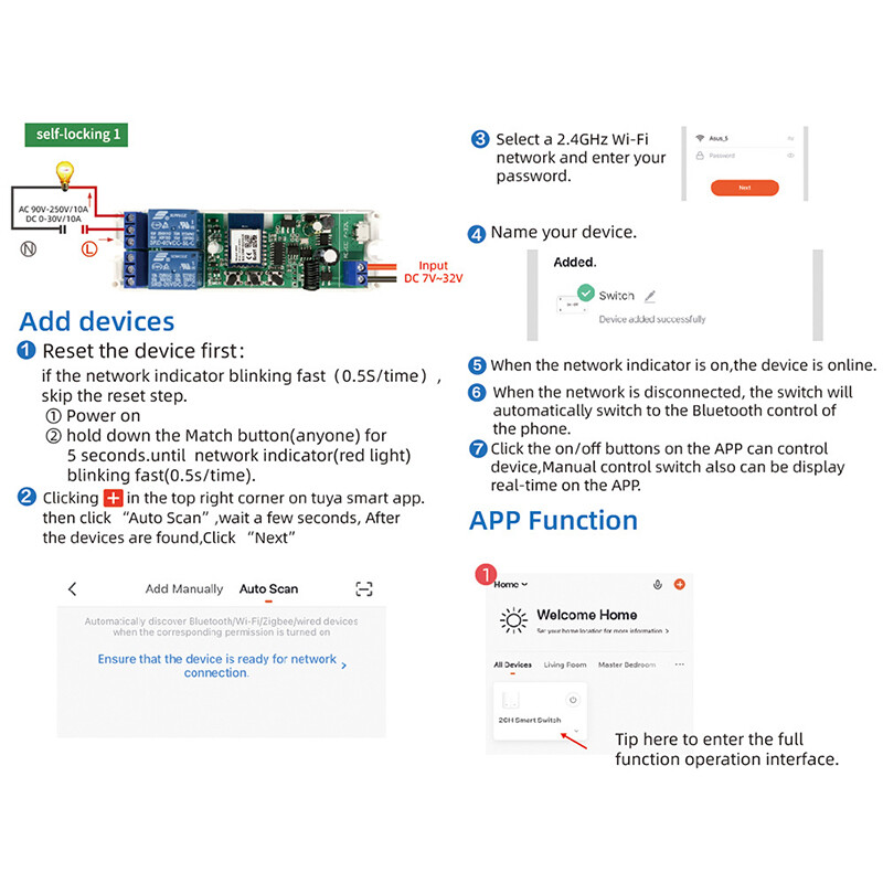 DC12V 24V Remote Controller for Linear Actuator Motor WIFI Mobile App Control US