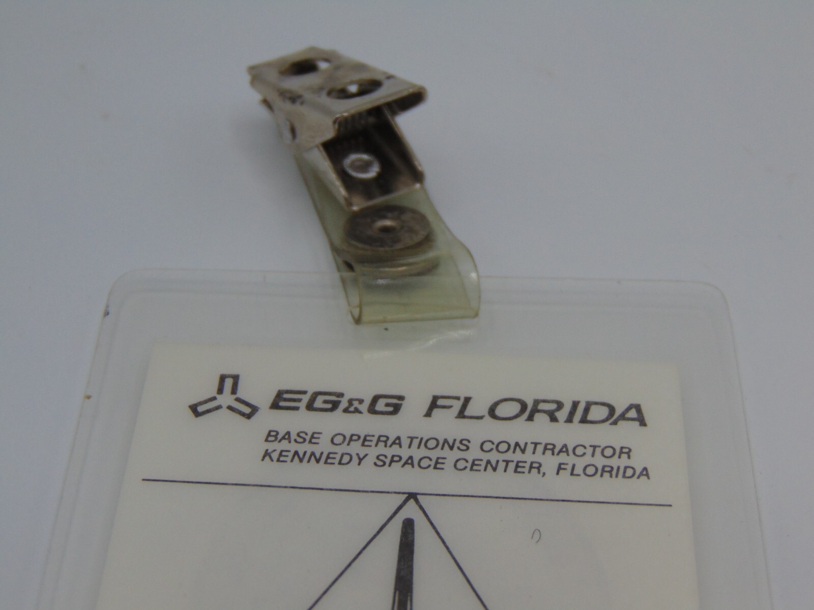 Original Nasa USAF Obsolete Access Badge STS 30 Base Operations Team EG&G Fl