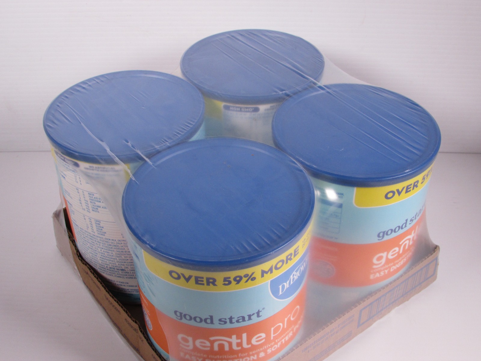 4 cans Good Start Dr. Brown’s Gentle Pro Baby Powder For Sensitive 32 Oz 04/2026