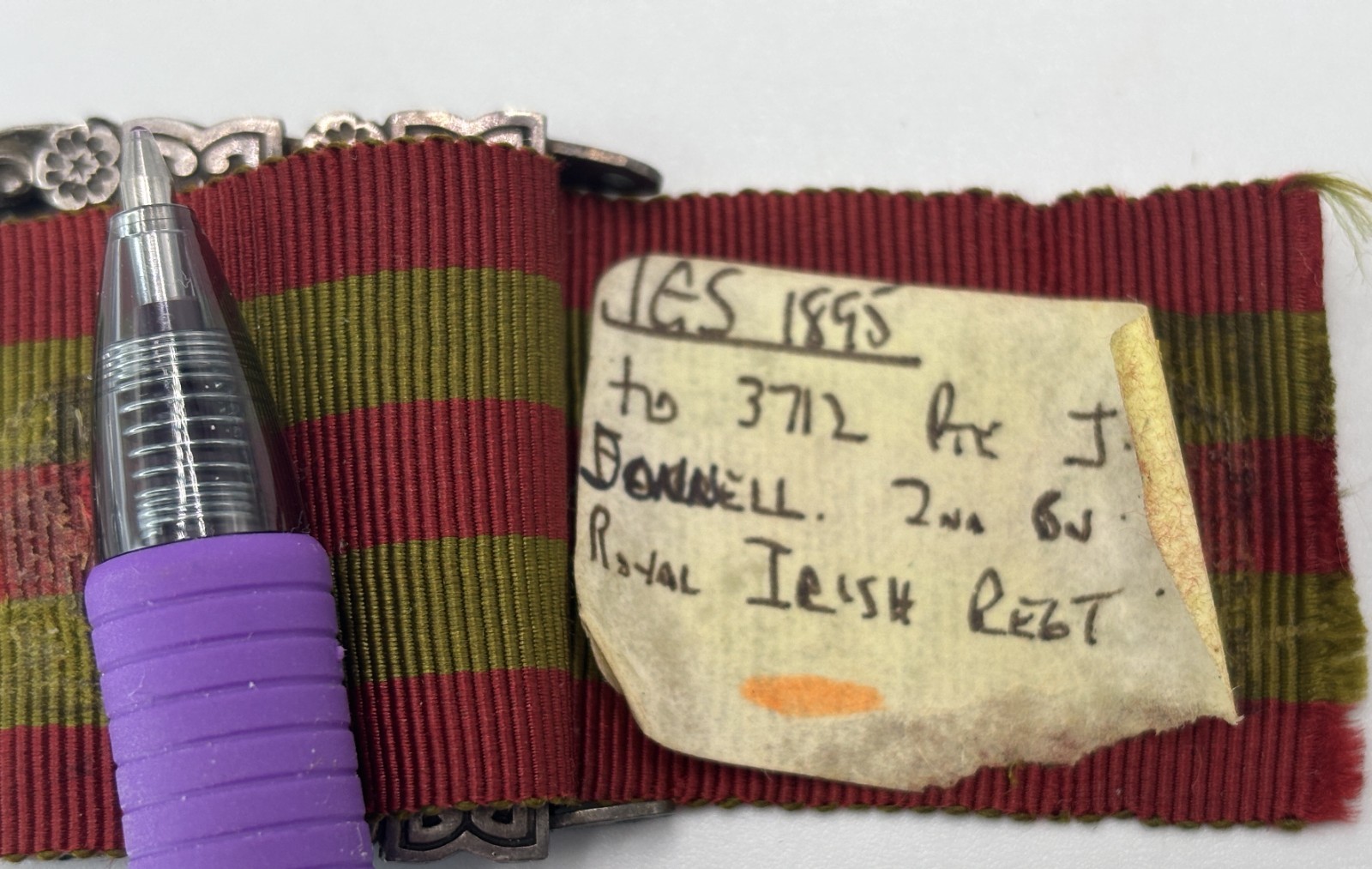 British India General Service Medal Ribbon Samana 1897 Punjab & Frontier 1897-98