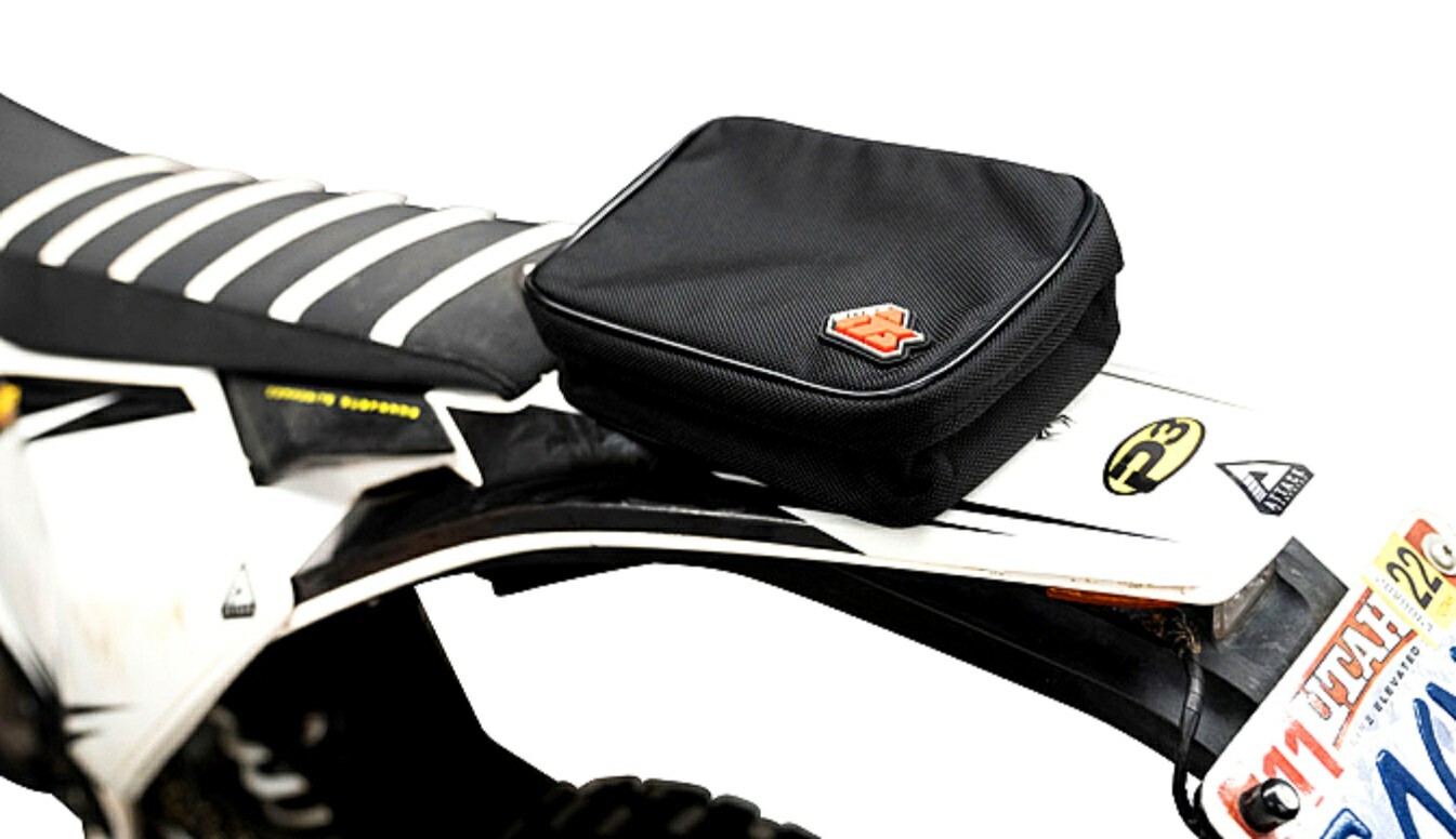 Tusk Fender Pack Tool Bag Motorcycle Dirt Bike Enduro Universal Mounting Adv