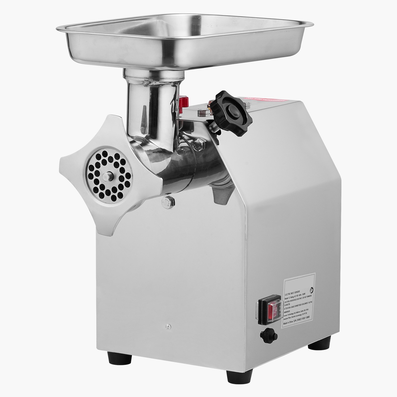 Uimoso Commercial Electric Meat Grinder 850W Sausage Stuffer7lbs/min for Kitchen