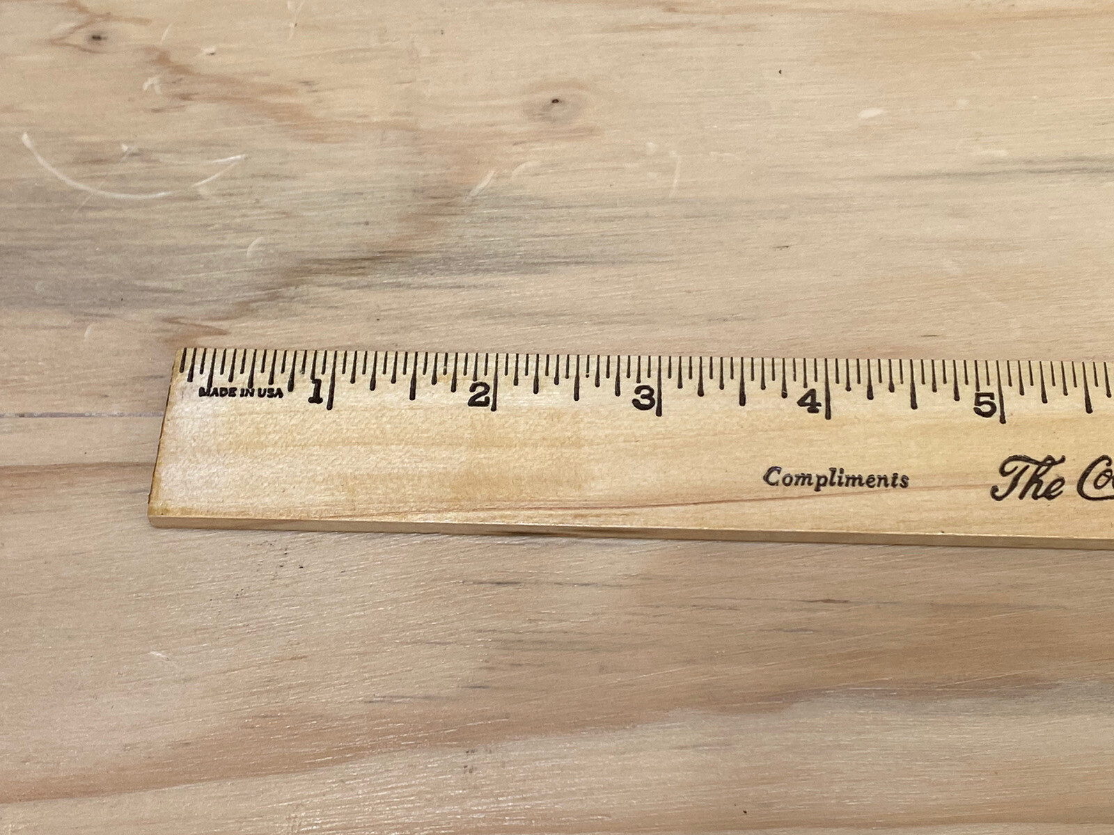 Vintage Coca Cola Wood Ruler "Do Unto Others As You Would Have Them Do Unto You"