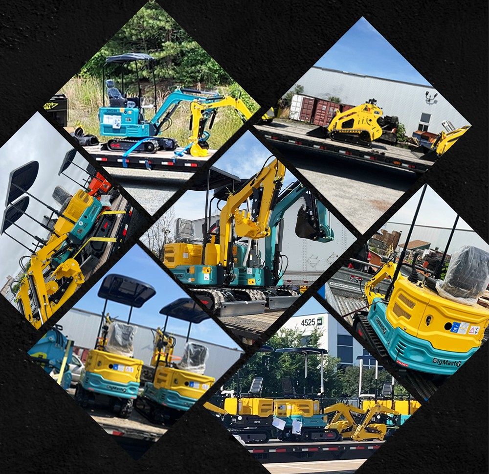 13.5HP Mini Skid Steer Track Loader with Hydraulic Drive