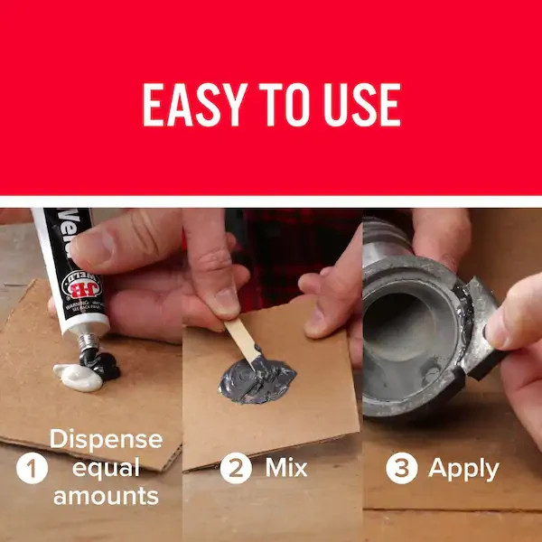 J-B Weld 8276 KwikWeld Quick Setting Steel Reinforced Epoxy - Dark Grey 2 oz