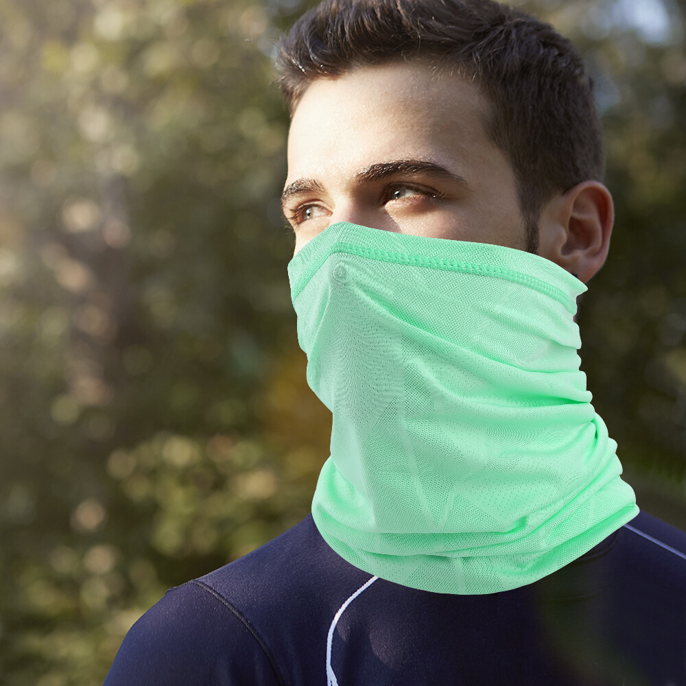 Neck Gaiter Bandana Face Mask Sun Cooling Scarf Gator Cover Head for Men Women