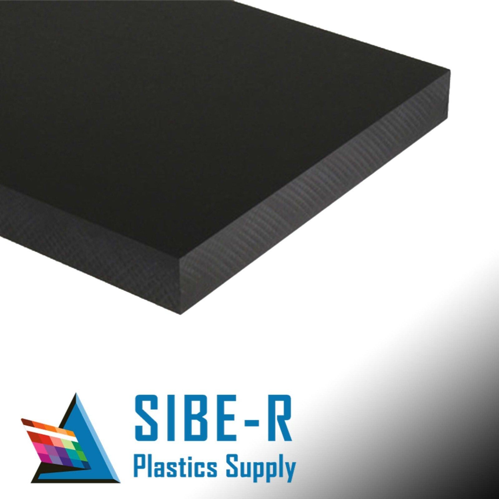 HDPE (High Density Polyethylene) Plastic Sheet - 1/4" Thick - Black - 11" x 12"