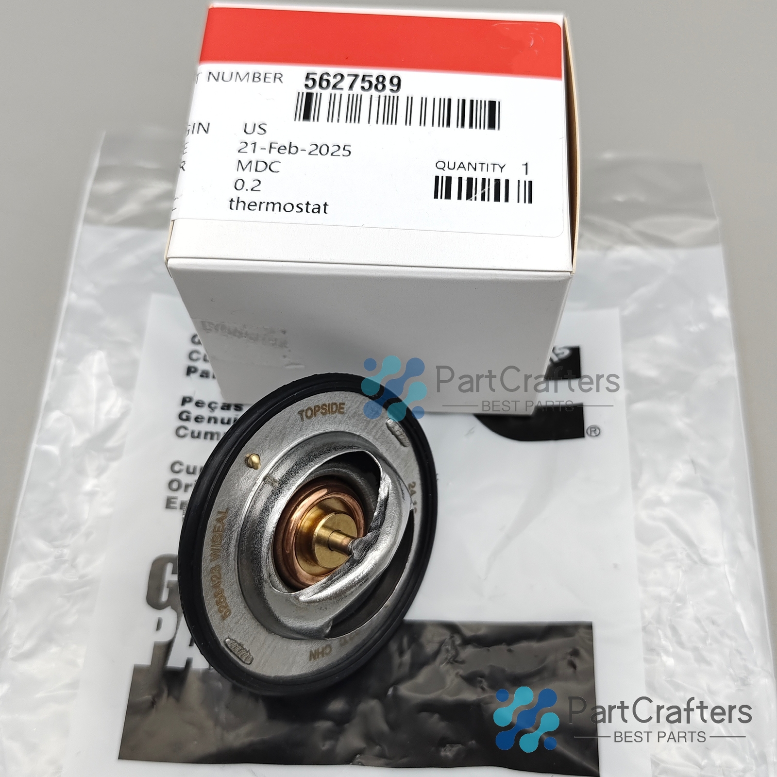 Thermostat For Cummins Engine P/N 5627589