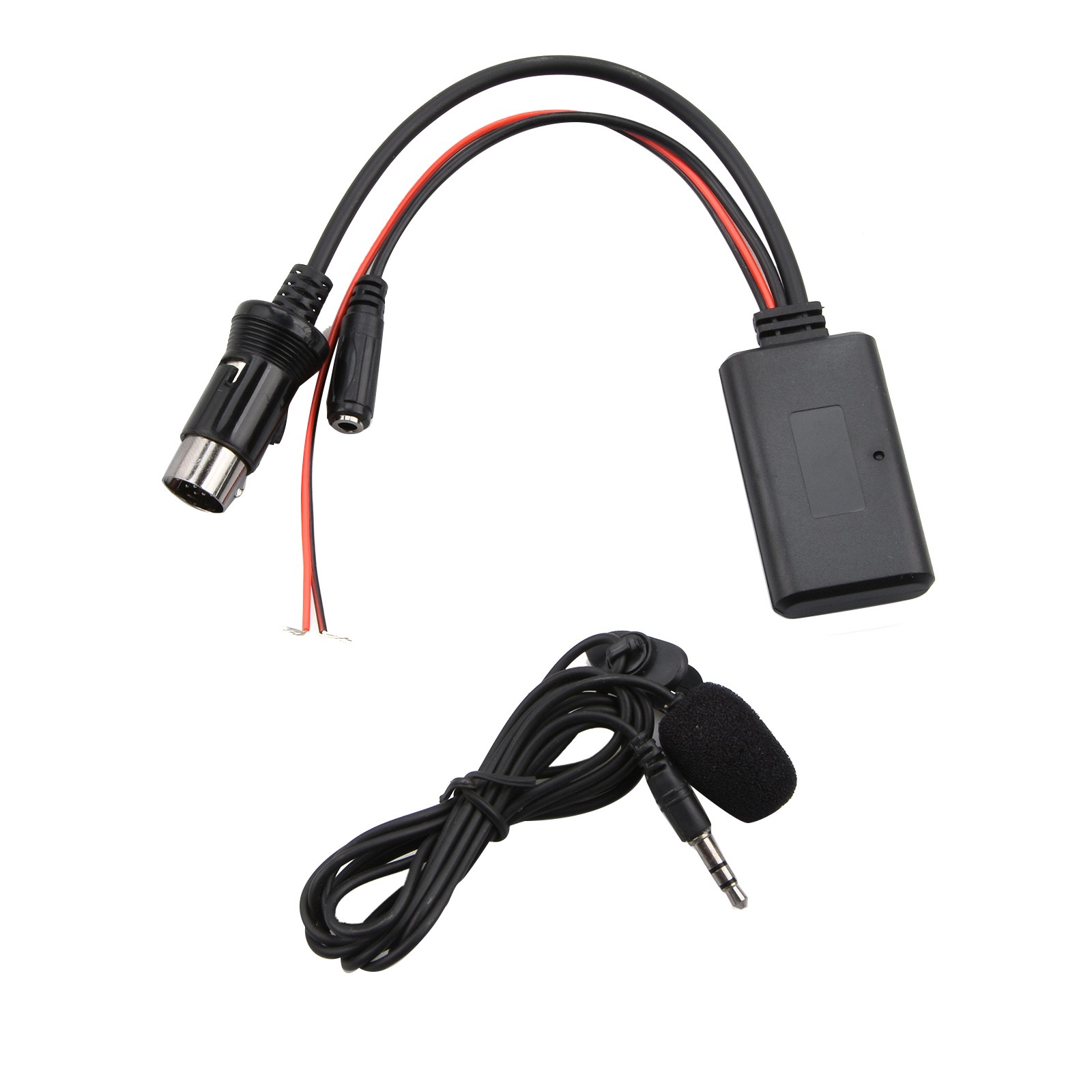 Car AUX Bluetooth Adapter Audio Microphone Cable For KRC-553 13-Pin CD Stereo