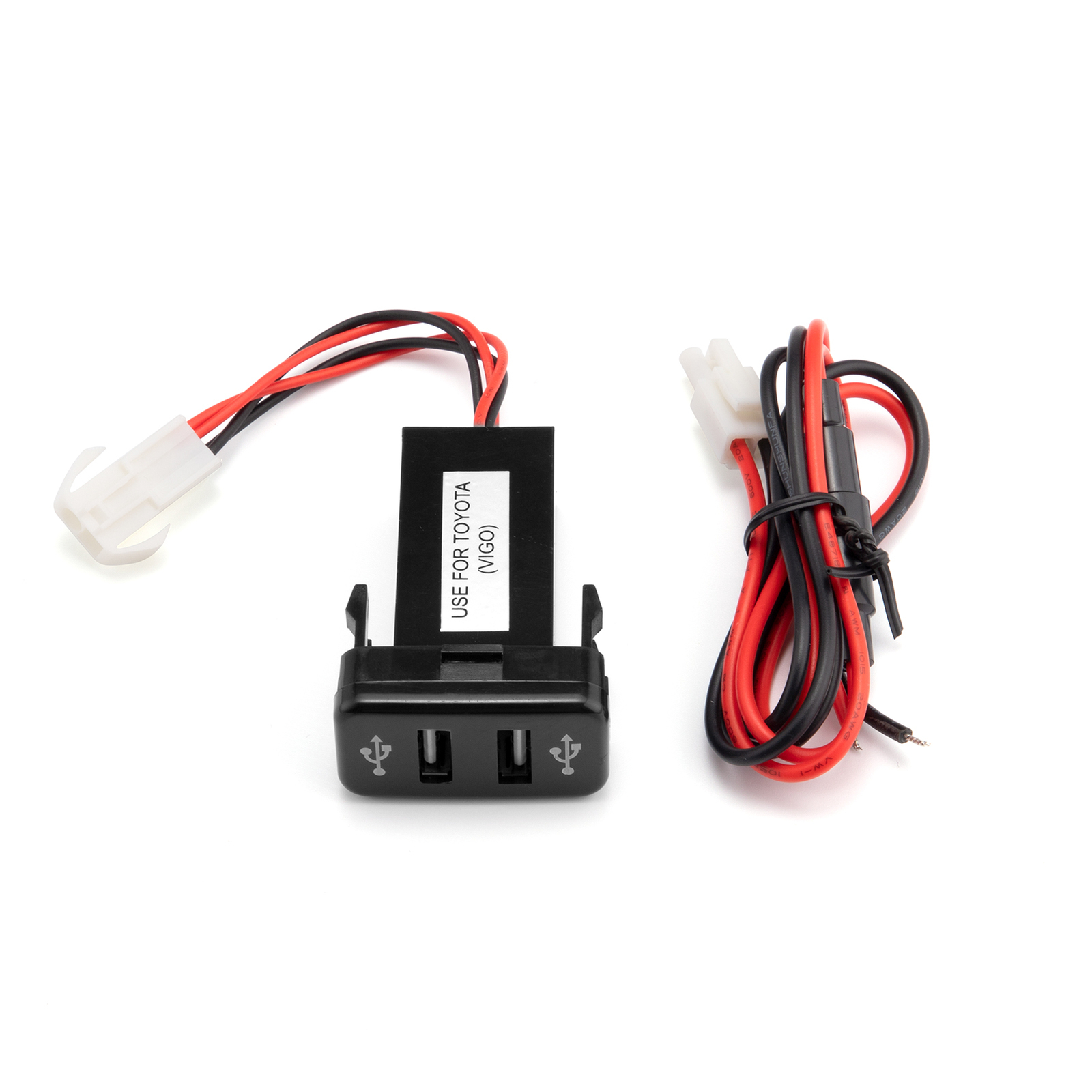 Car Charger Socket Dual 2 USB Port Charging For Toyota 4Runner 2003-2009